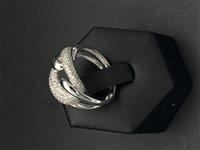 Anello Gioielleria Dossena  Donna in Oro bianco Zircone ANOR-138-253